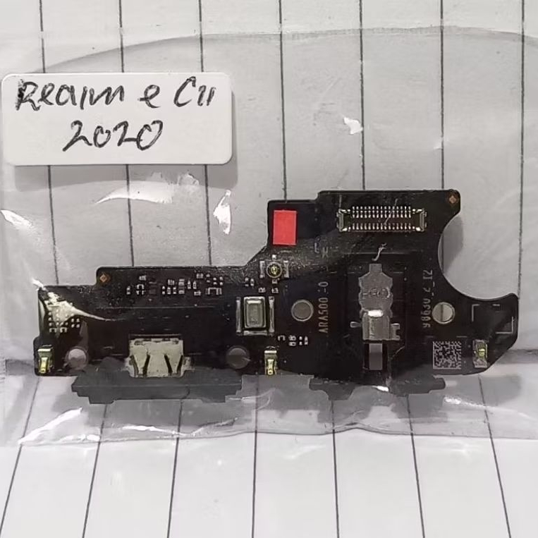konektor Cas/Papan Cas ORI Copotan Realme C11 2020 Kompetebel Dengan Realme C12 / Realme C15