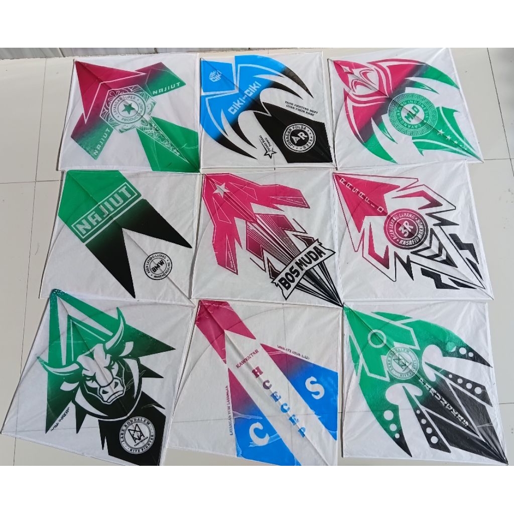 layangan sukhoi standart arku bagus