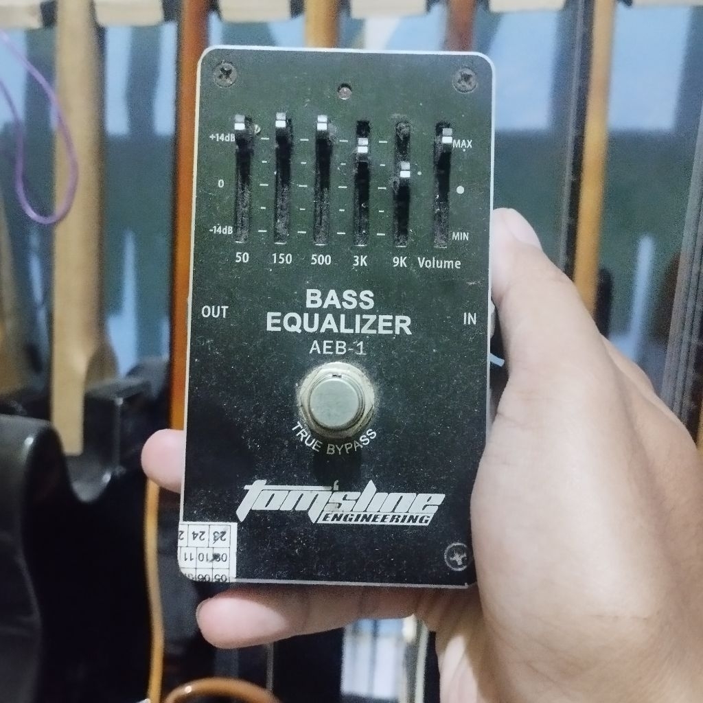 EFEK BASS TOMSLINE BASS EQUALIZER AEB-1 NORMAL SECOND MURAH