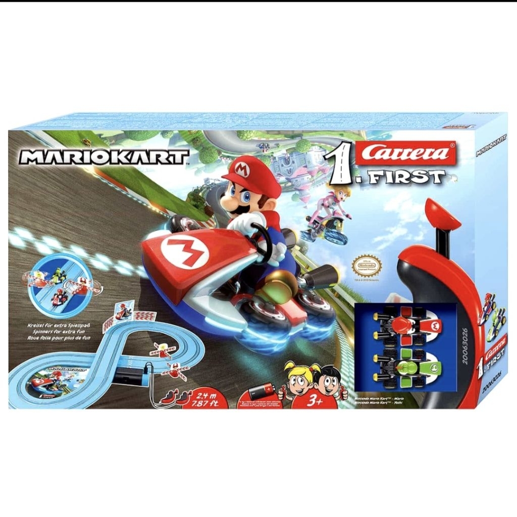 Carrera FIRST Nintendo Mario Kart slot car race track set