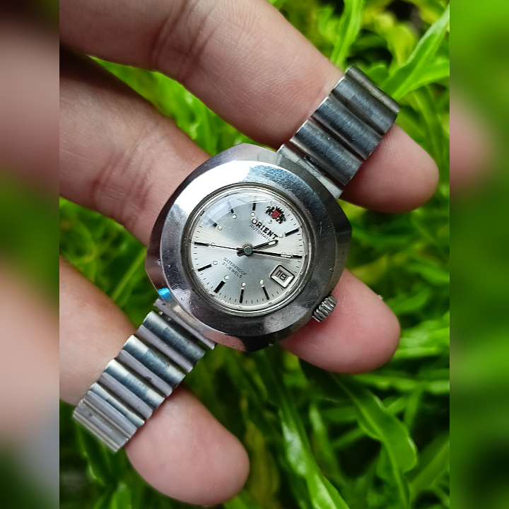 ORIENT 21 JEWELS E 947-72400 SILVER Watch Original Second | Jam Tangan Wanita Preloved