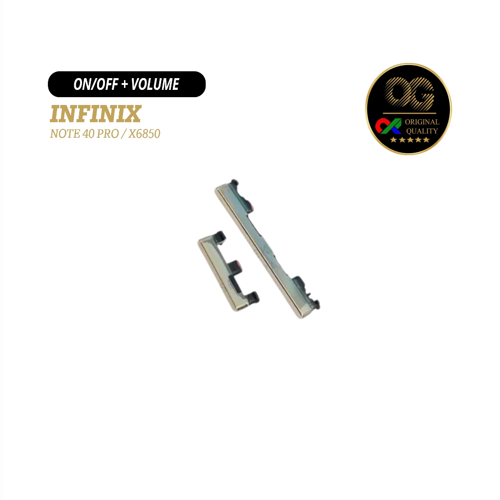 TOMBOL ON/OFF + VOLUME INFINIX NOTE 40 PRO / X6850