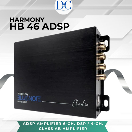 Digital Sound Processor Audio - ZAPCO HB 46 ADSP - 6 Channel Amplifier - Audio Mobil - OEM - 100% Or