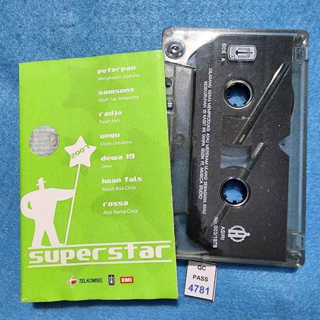 Kaset pita Kompilasi Superstar 2007 / Peterpan Dewa Samsons