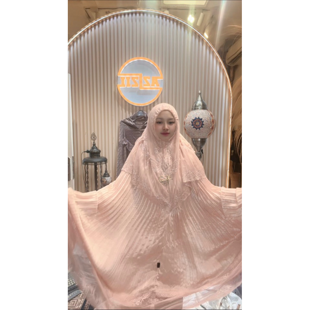 Mukenah Azizil Santorny Prisket terbaru 2026