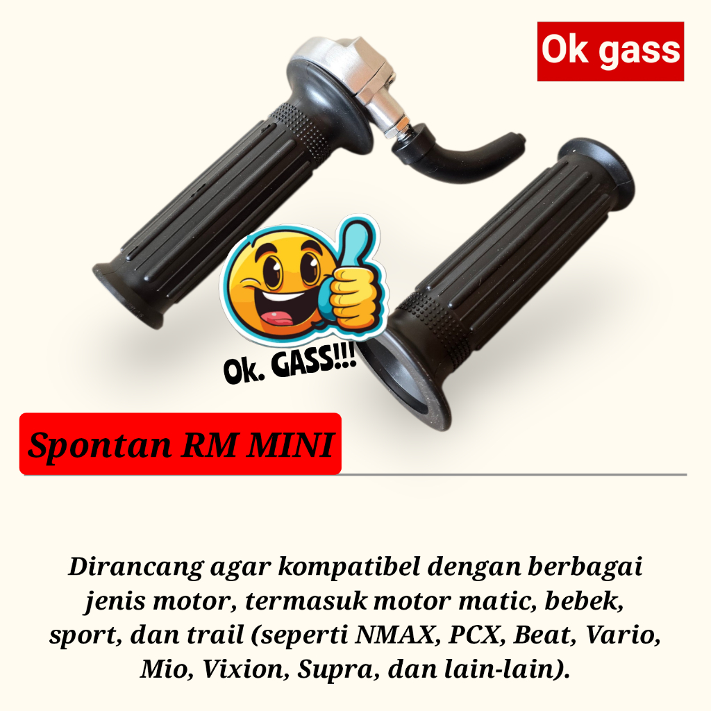Gas Spontan RM Thailand Selongsong Gas Kontan Motor Universal O1600