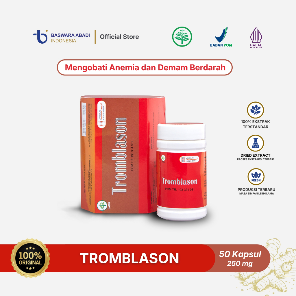 Tromblason - Mengobati Darah Rendah (Anemia) | Obat Anemia | Obat Darah Rendah