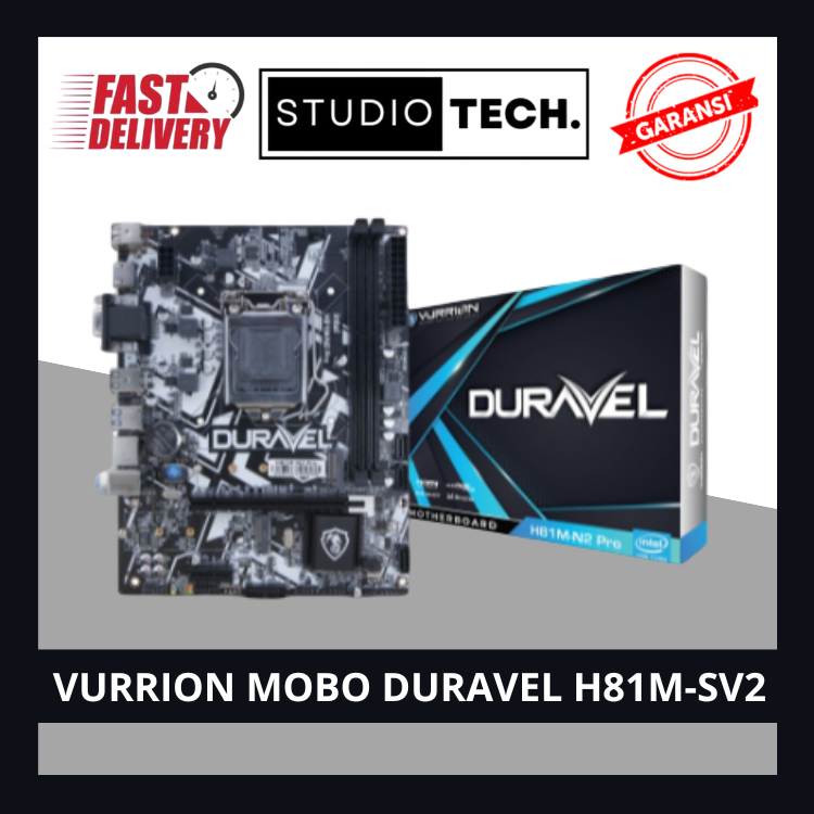 MAINBOARD / MOTHERBOARD / MOBO - VURRION MOBO DURAVEL H81M-SV2