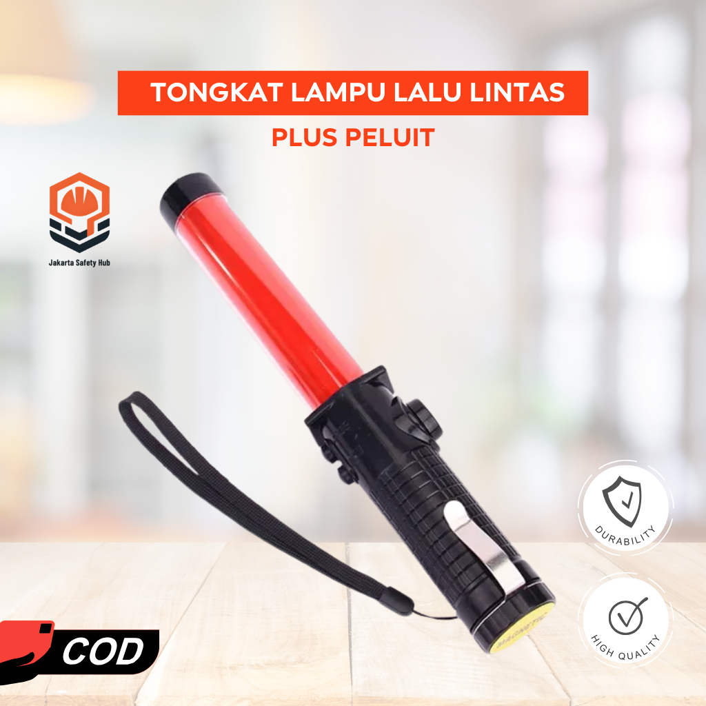 Tongkat Lampu Lalu Lintas + Peluit