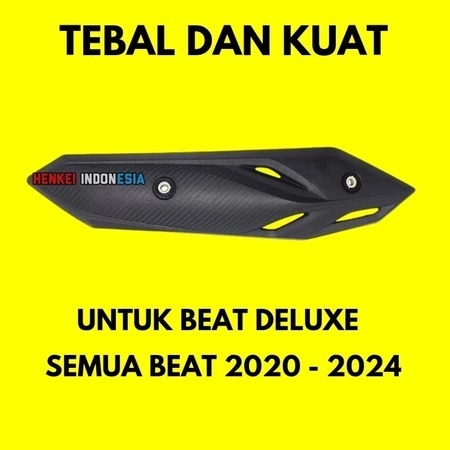 TK BEAT DELUXE - Tutup Knalpot Motor Beat Deluxe - Cover Tameng Beat Deluxe 2020 - 2023