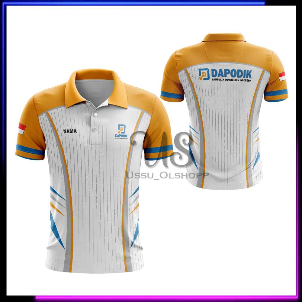 Kaos Operator Dapodik | Baju Dapodik | Jersey Operator Dapodik | Seragam Operator Sekolah Custom Nam