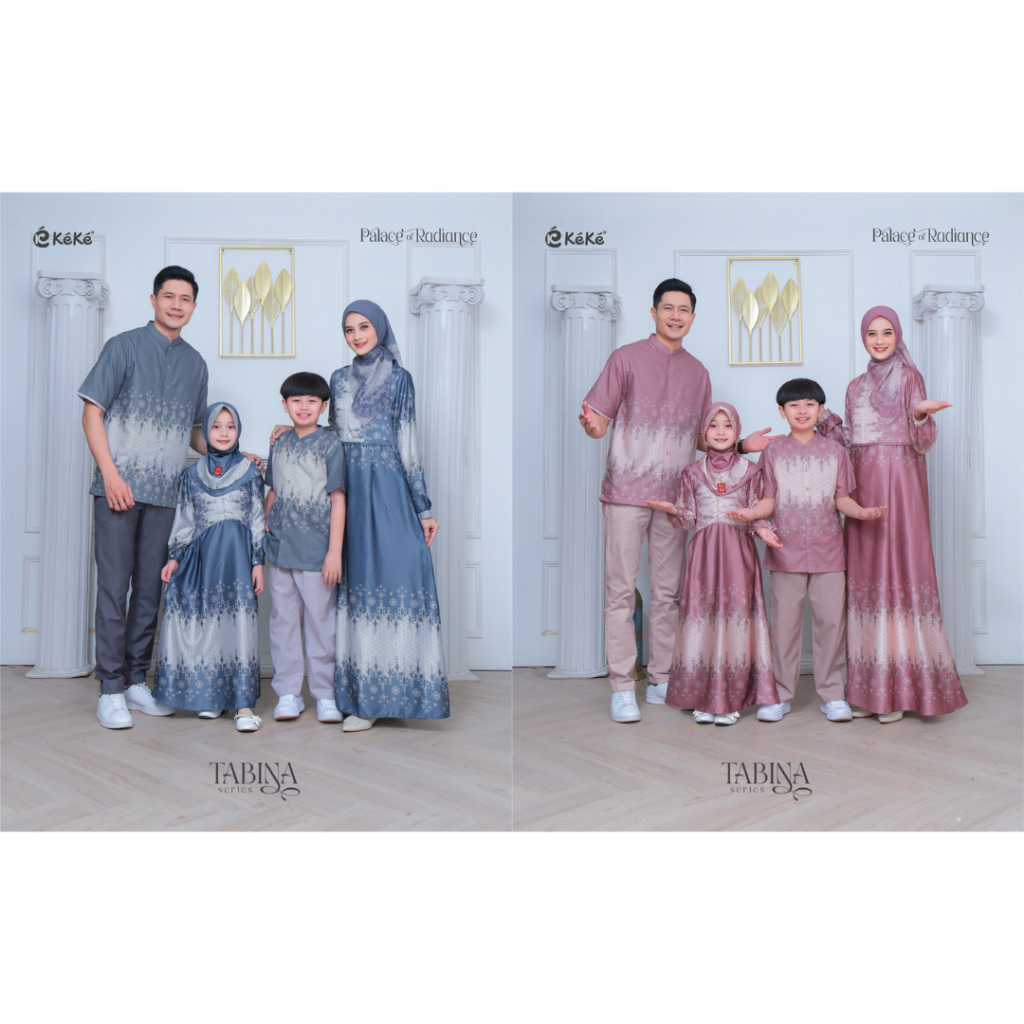 Sarimbit Keluarga Keke Tabina Series Terbaru | Tabina Series | Keke Busana | Sarimbit Keke Tabina Se
