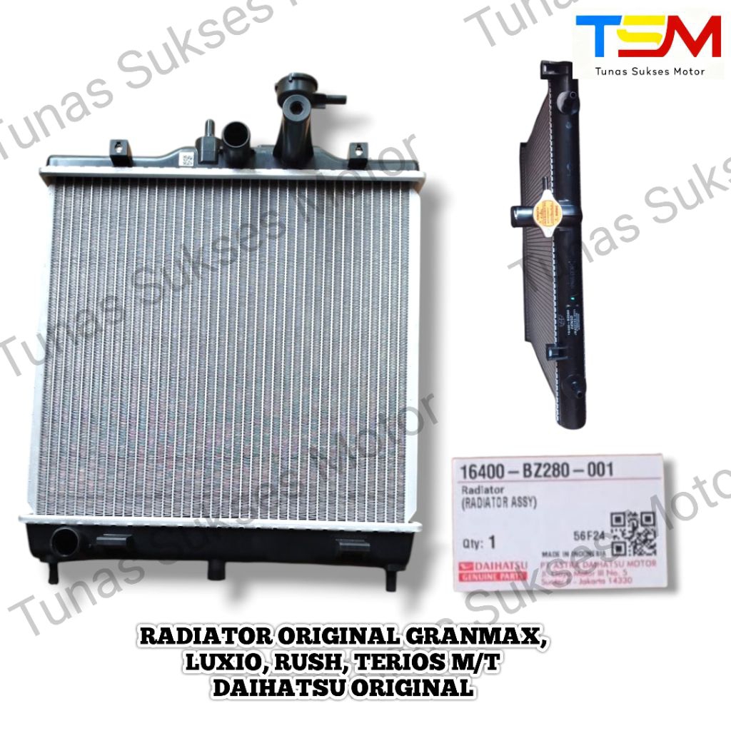 RADIATOR ORIGINAL GRANMAX, LUXIO, RUSH, TERIOS M/T DAIHATSU ORIGINAL