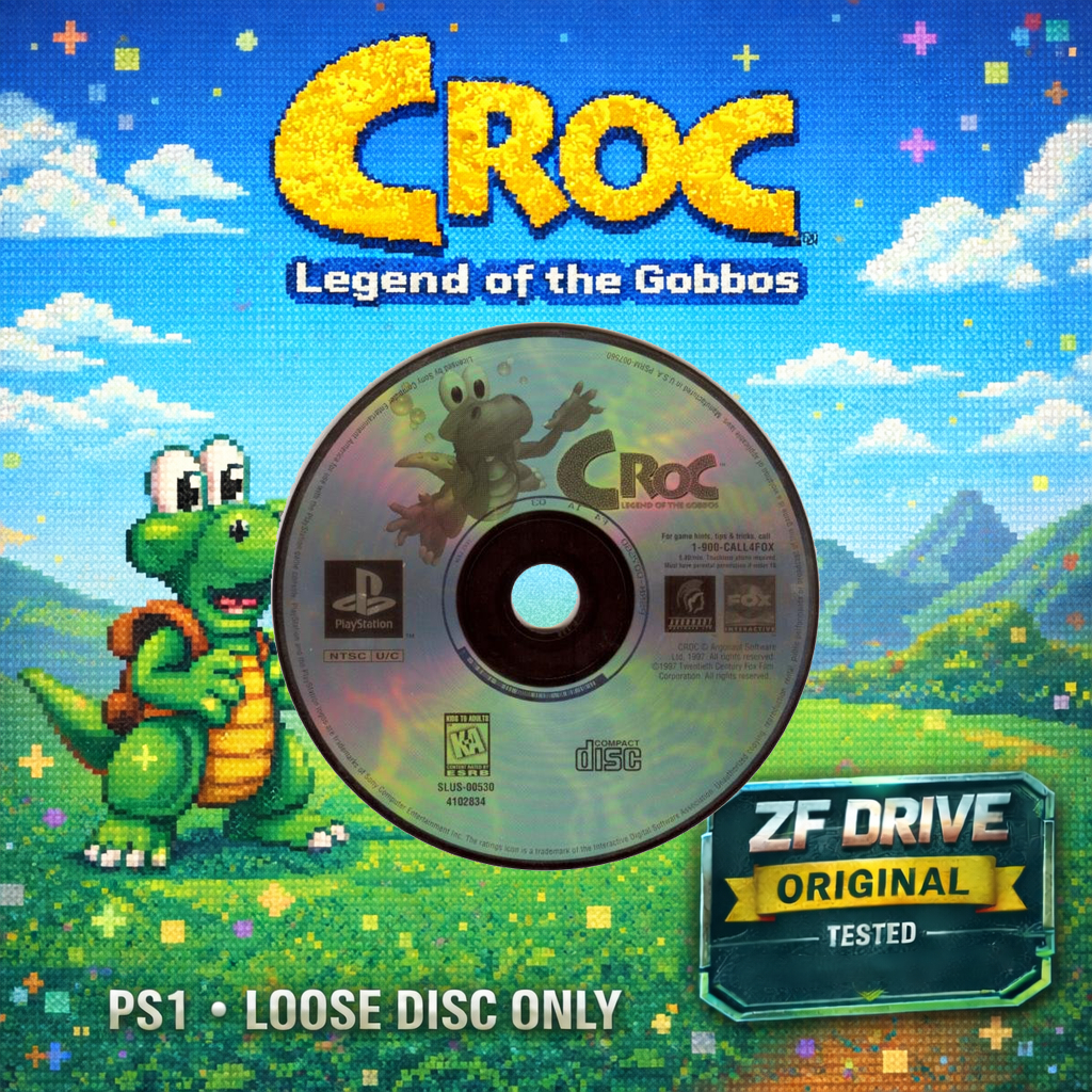 Kaset PS1 Original CROC