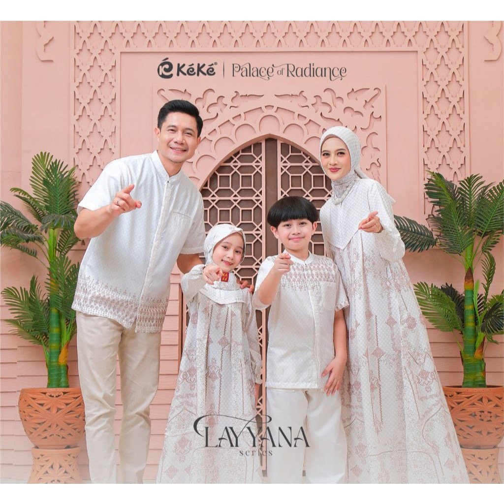 Sarimbit Keluarga Keke Layyana Series Terbaru | Layyana Series | Keke Busana | Sarimbit Keke Layyana
