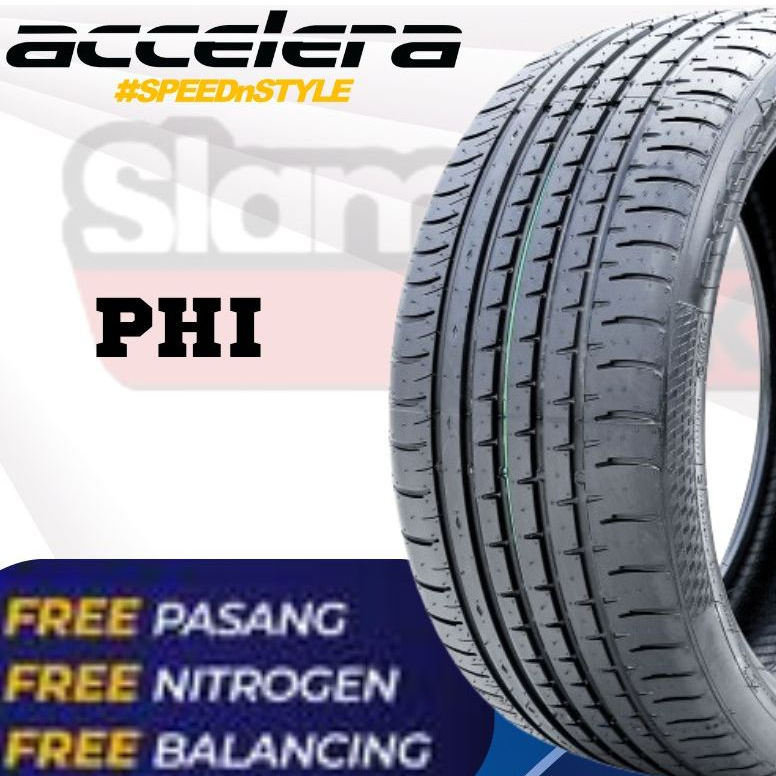 BAN MOBIL R20 ACCELERA PHI UKURAN BAN 245 30 R20 TUBELESS FREE BALANCING