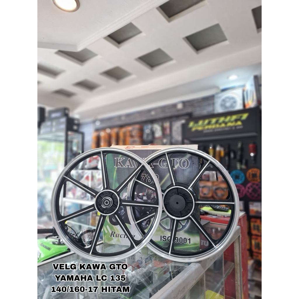 VELG KAWA GTO YAMAHA LC 135 140/160-17  HITAM