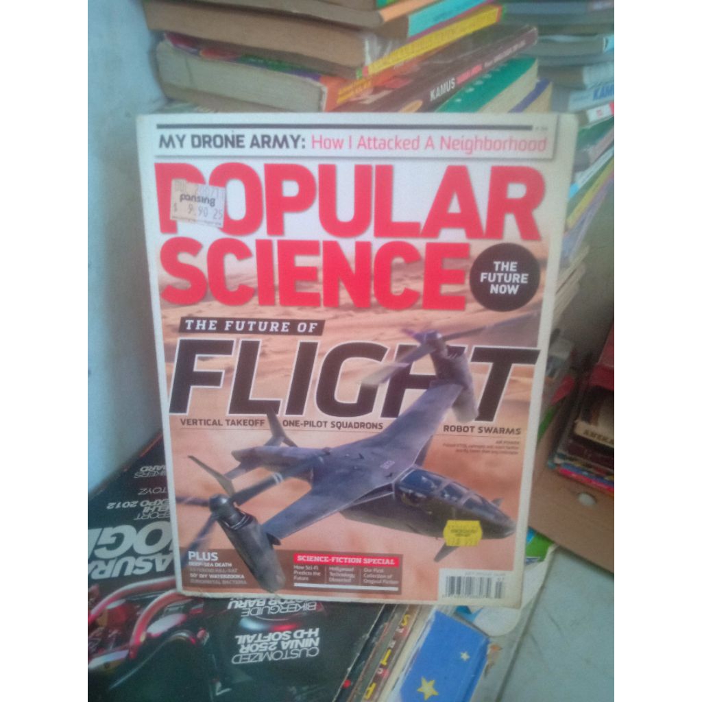 buku majalah import Popular Science Flight
