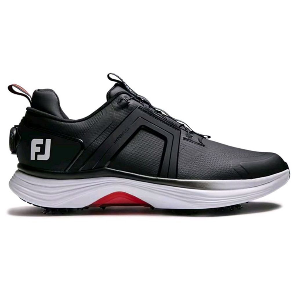 Sepatu Golf Footjoy Hyperflex BOA Black White Red Original
