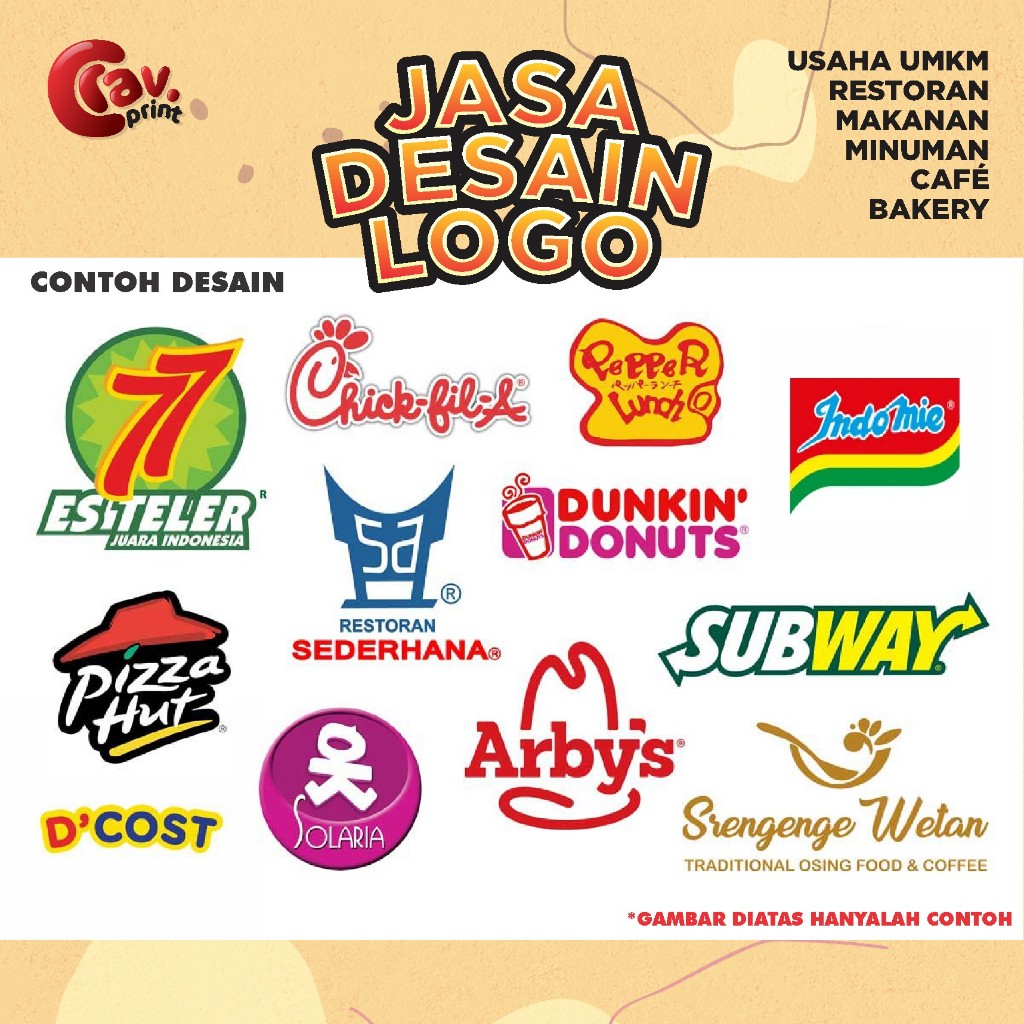 Jasa Desain Grafis Logo branding produk UMKM - makanan - minuman - toko