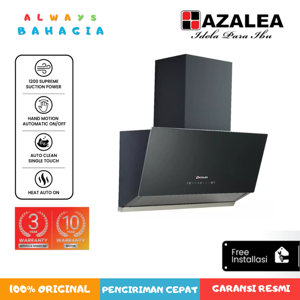Azalea AHNOVOLI90 Chimney Cooker hood
