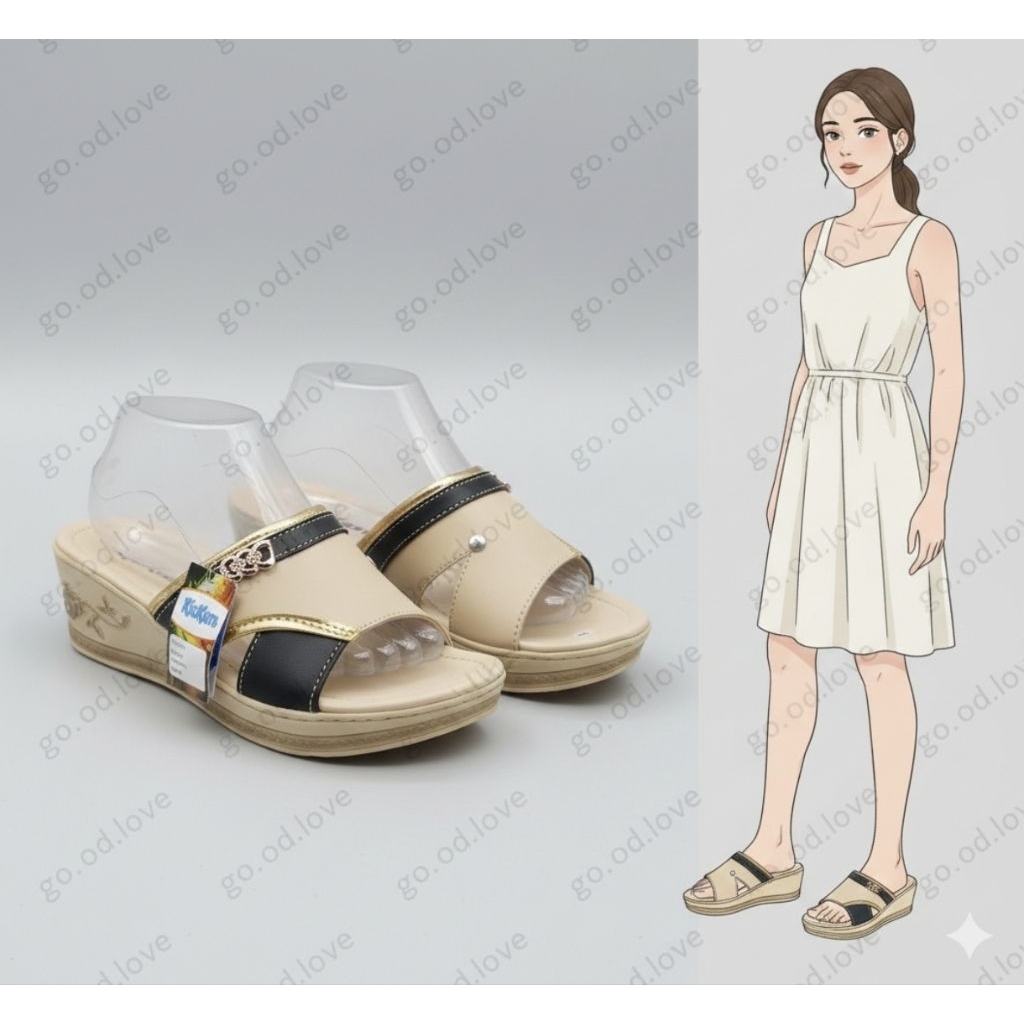 SPECIAL IDUL FITRI (prelove/second/bekas) KICKERS Wedges Wanita