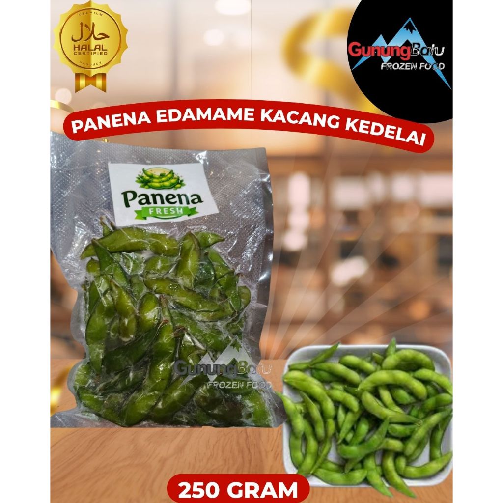 PANENA EDAMAME FROZEN 250GR/ MUKIMAME (EDAMAME KUPAS) 250GR
