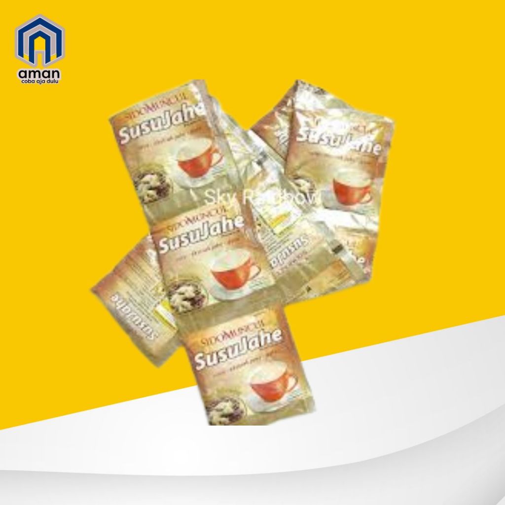 SUSU JAHE SIDOMUNCUL ISI 1 RENCENG ISI 10 BUNGKUS / SUSU JAHE SIDOMUNCUL 1 RENCENG ISI 10 BUNGKUS