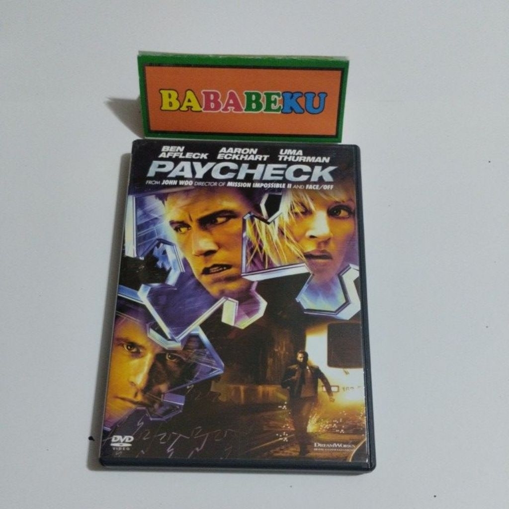 DVD Original Paycheck bekas plus deleted / extended scenes, alternate ending,