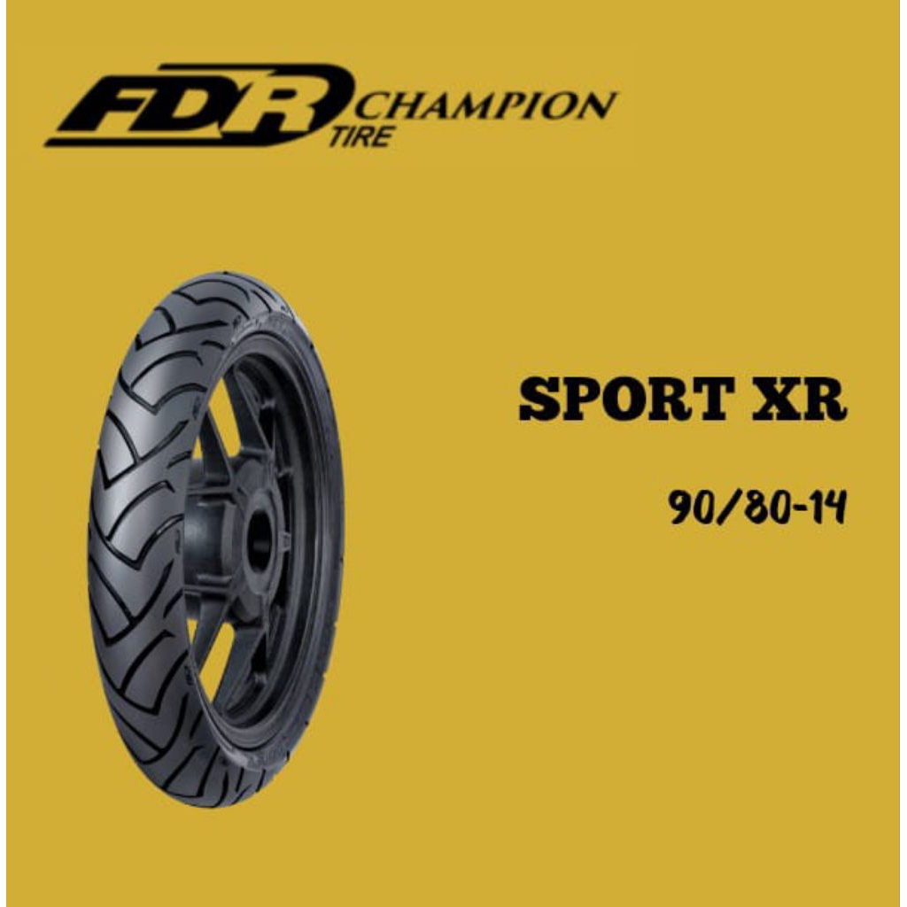 FDR Ban Luar Tubeless SPORT XR Ring 14 Motorcycle Racing Sporty Soft Compound