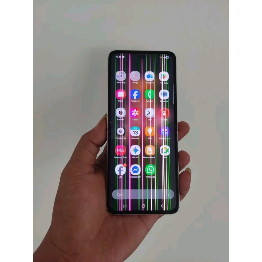 samsung z flip 3 5G minus lcd garis normal unit