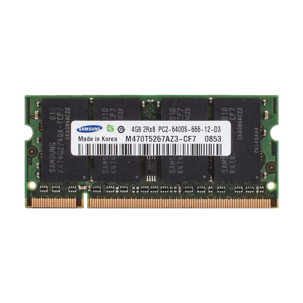 RAM Laptop Samsung 4GB DDR2 PC2-6400S 800MHz SODIMM