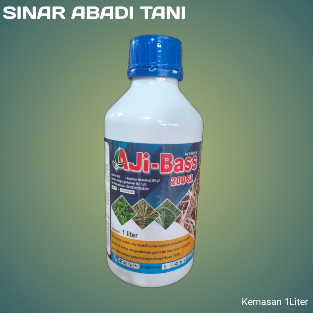 Herbisida AJI-BASS 200SL 1Liter / Herbisida Ampuh Basmi Gulma Lulangan