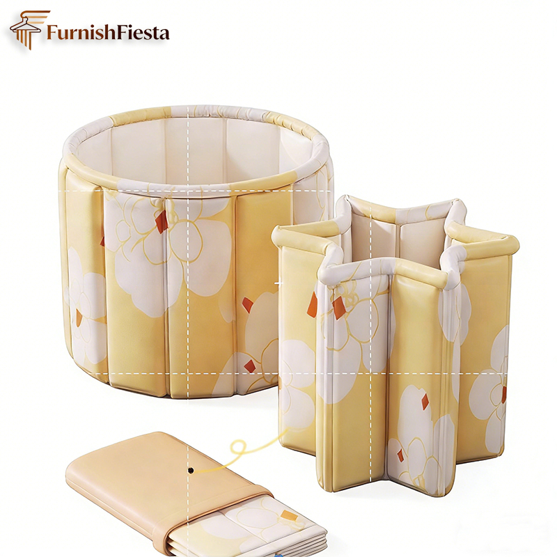 Bak Mandi Lipat Portabel Ember Mandi Dewasa Besar Tebalathtub Lipat Bak Mandi Anak dan Dewasa