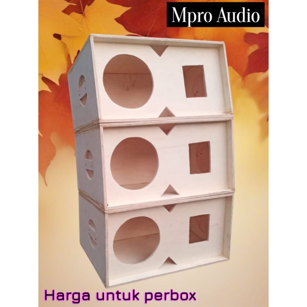 Box Line Array 6 inch single tweeter kotak Audax Ax65