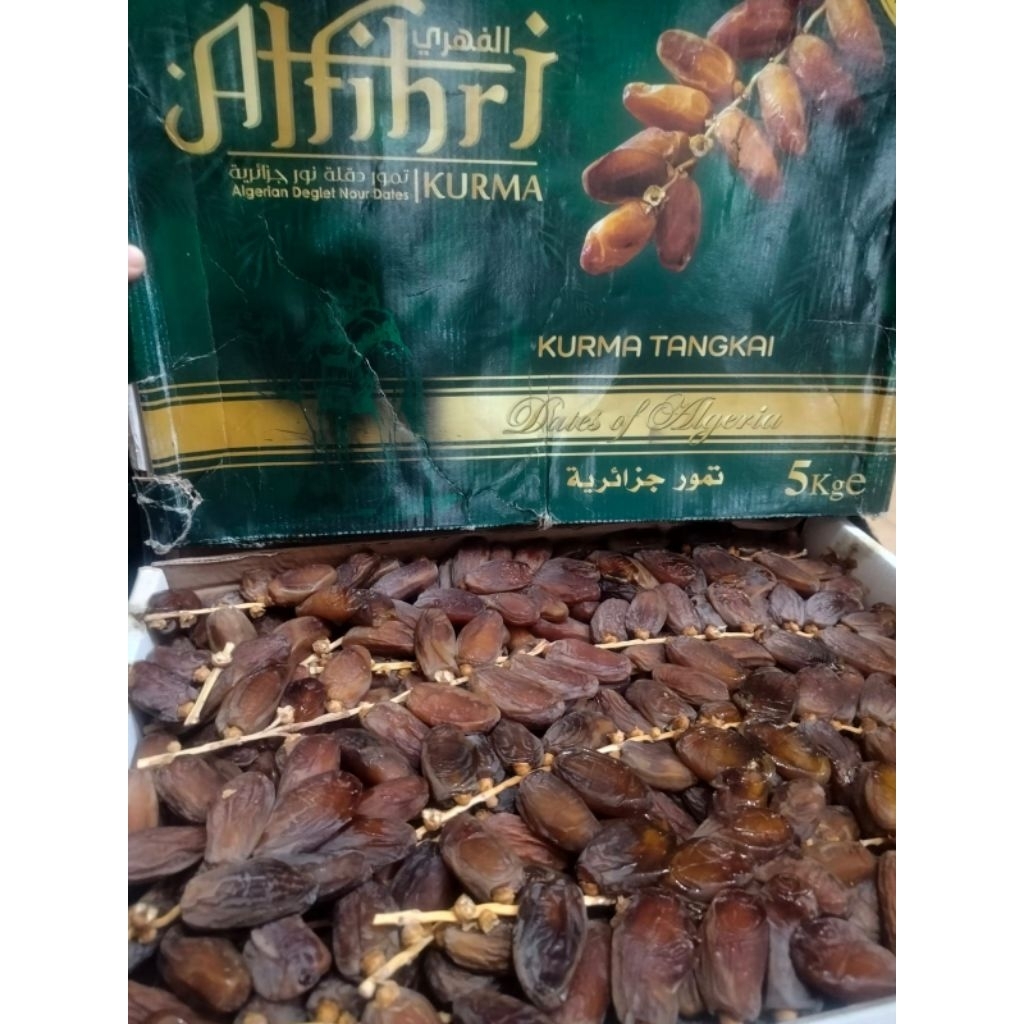 Kurma Tunisia Alfihri/ Kurma Tangkai 5kg Oasis/ Kurma Algeria