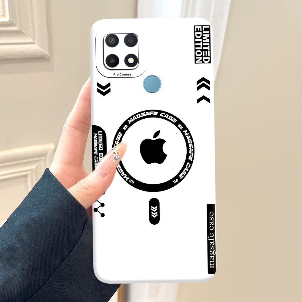 MURNI CASE OPPO A15 / A15S PREMIUM MAGSAFE RING IPHONE FASHION CASE - Softcase Silikon Softcase Tren