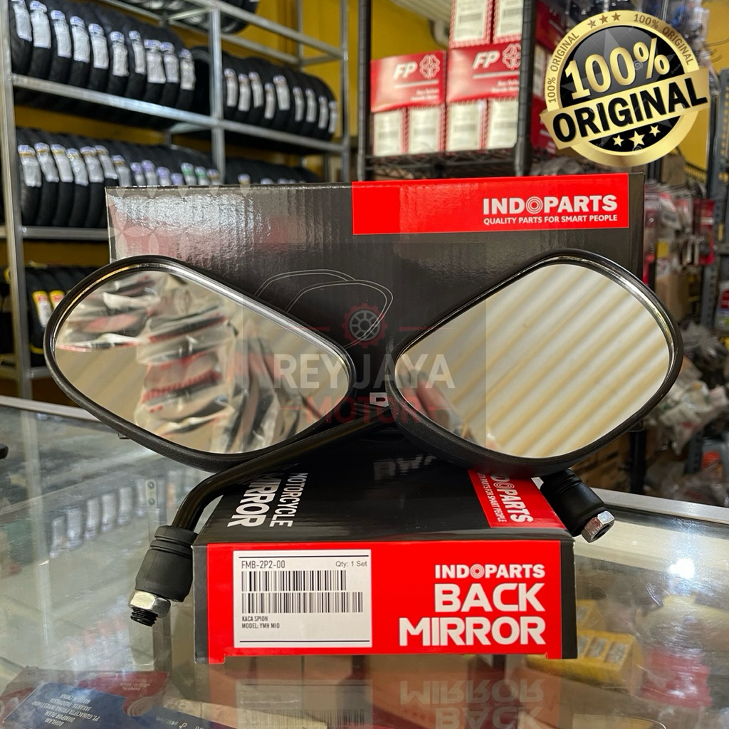 Spion Yamaha Mio Sporty Smile Soul Fino Xeon INDOPARTS Original - Kaca Spion Motor Yamaha Drat 14
