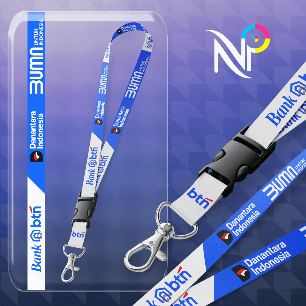 Tali Lanyard Fullprint BANK BTN (BANK TABUNGAN NEGARA)