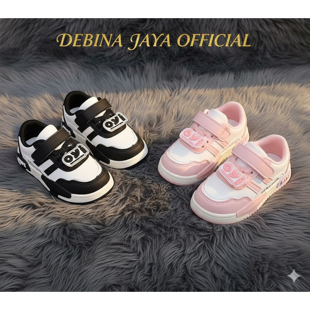 Debina jaya Official – Sepatu Anak perempuan No.22-38 - Sepatu Sekolah Anak Cewek TK PAUS SD Sepatu 