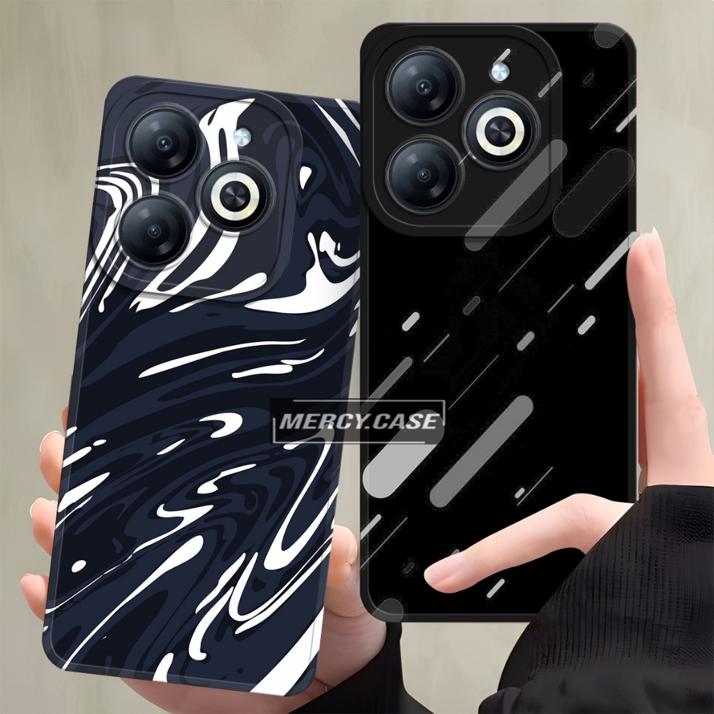 [MRC] Casing HP Infinix Smart 8 Smart 8 Pro Hot 40i Tecno Spark 20 20C Itel P55 4G Case Procamera Si