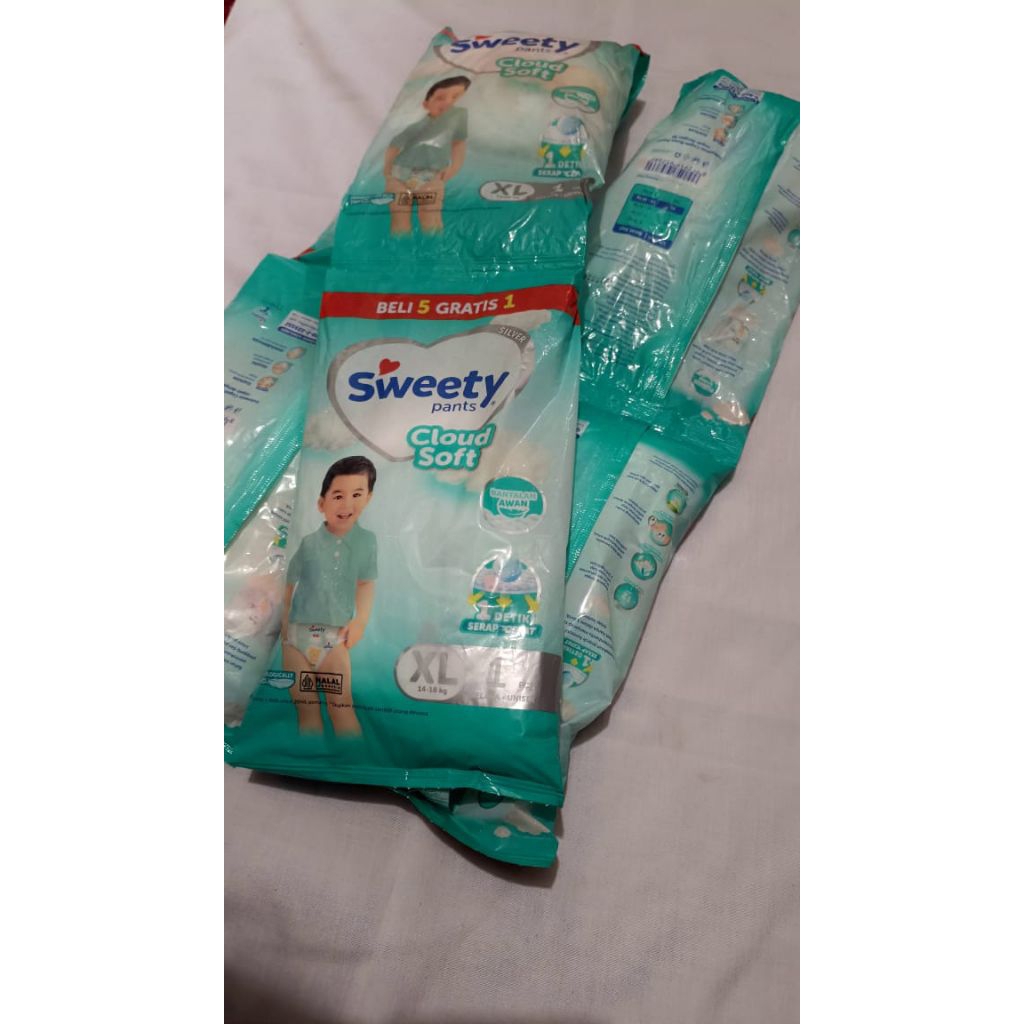 (ISI 6) SWEETY CLOUD SOFT RENCENG POPOK BAYI XL