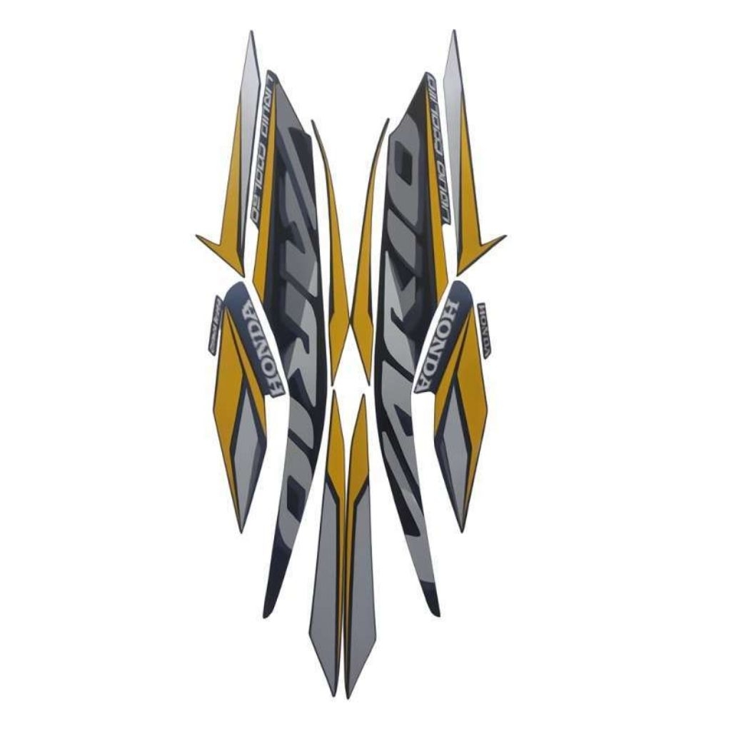 Striping stiker body Honda Vario 125 New 2012 stiker list bodi motor vario 125 new tahun 2021