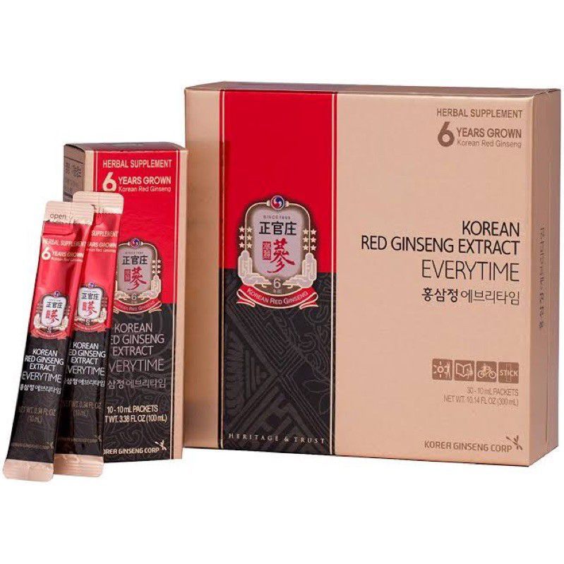 Ekstrak Ginseng Merah Korea Jung Kwan Jang Cair 240 Gr - Murni 100%, Tingkatkan Imunitas dan Stamina