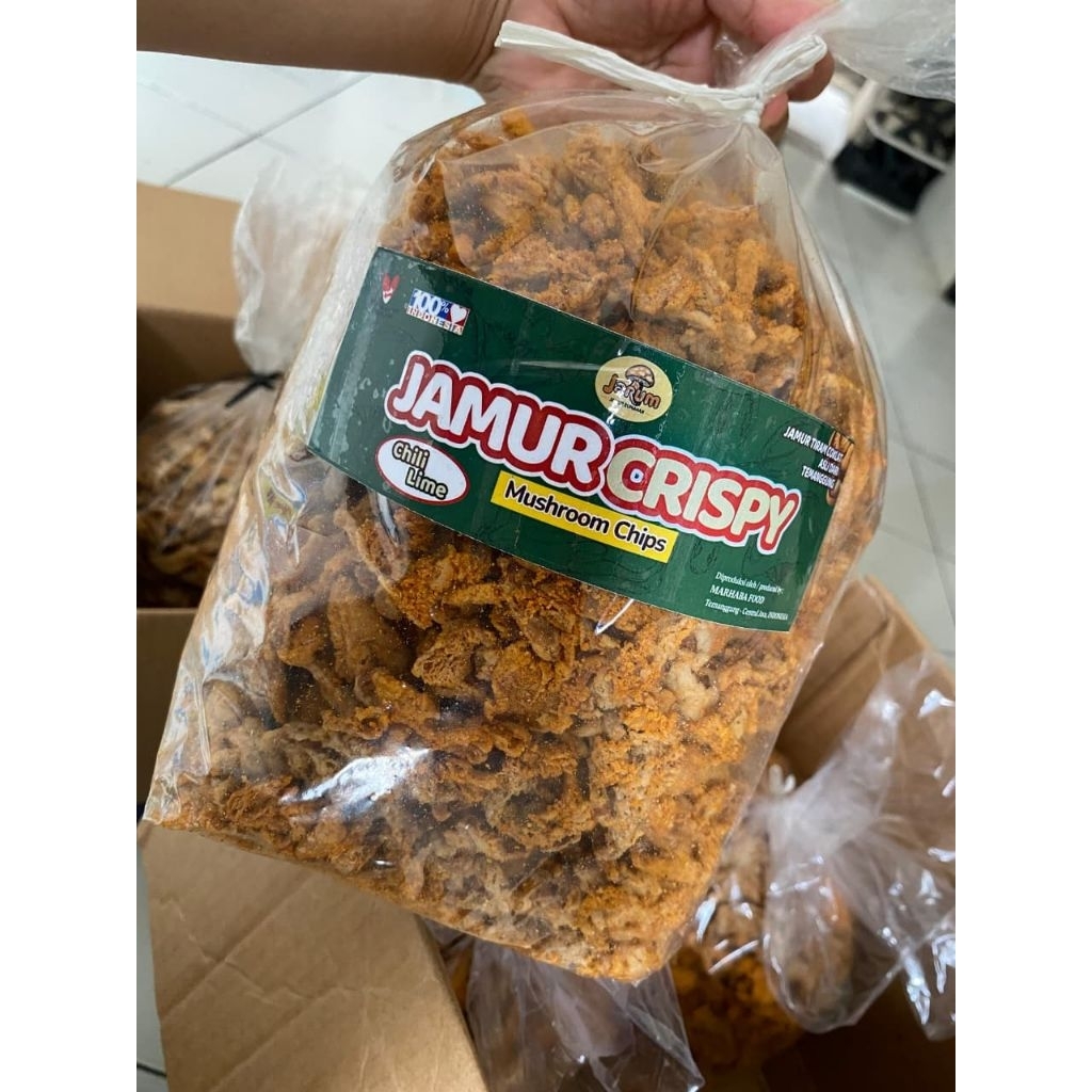 Jamur Tiram Crispy / Mushroom Chips Kiloan by Jamur Rumahan