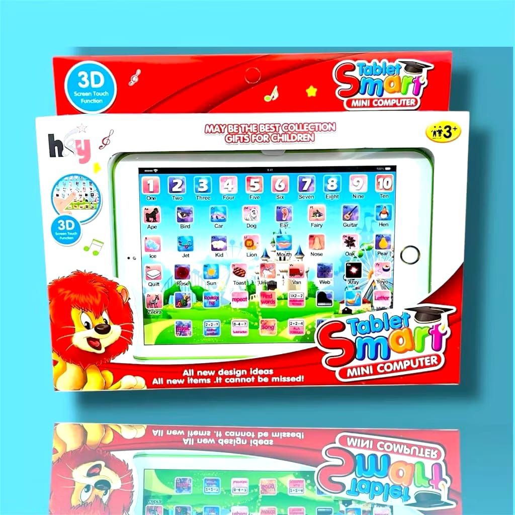 Mainan Edukasi Anak model Ipad Mini Tablet untuk Anak / pencet gambar smart tablet