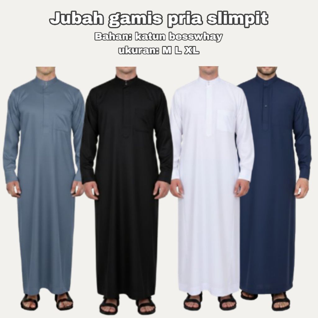 BUSANA MUSLIM PRIA / JUBAH GAMIS ARAB / JUBAH GAMIS PAKISTAN / JUBAH PRIA / GAMIS PRIA / JUBAH GAMIS