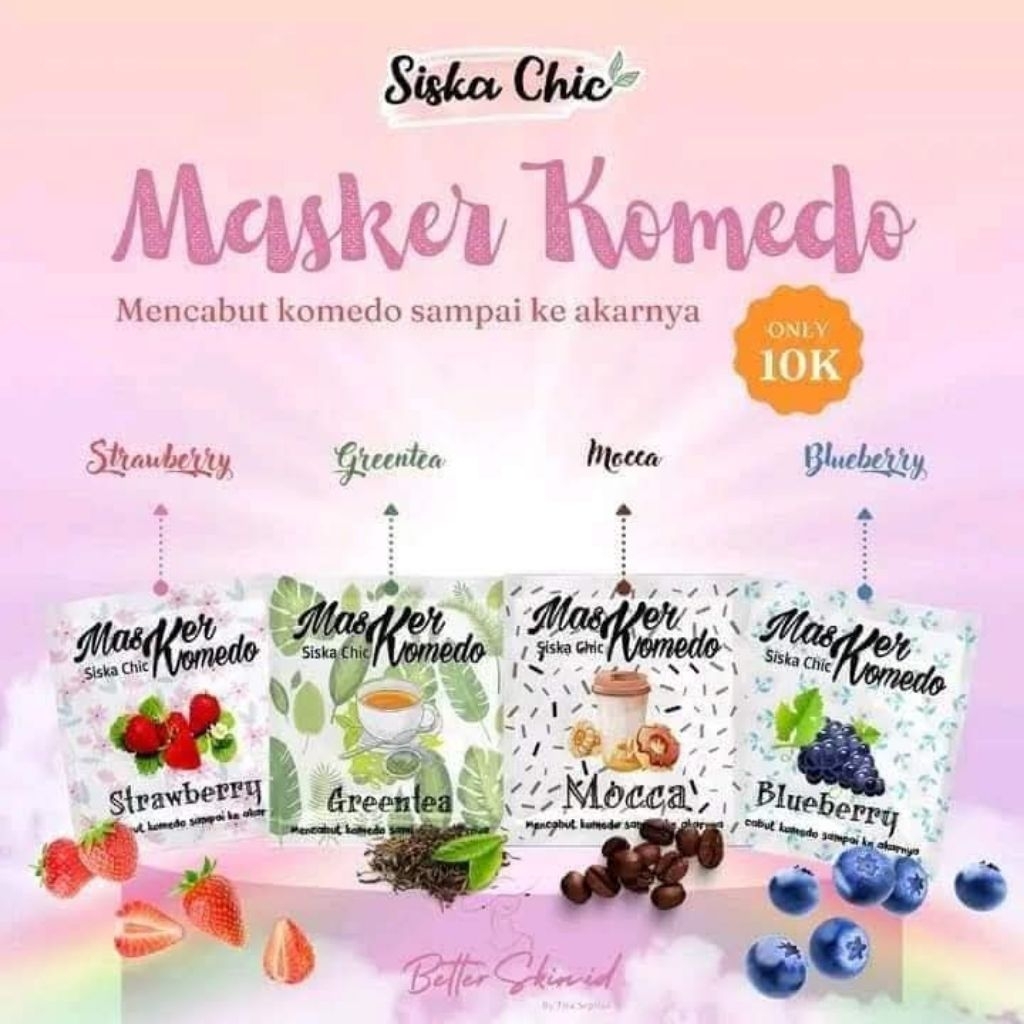 (COD) Masker Komedo Siska Chic/ Original Masker Komedo Ampuh