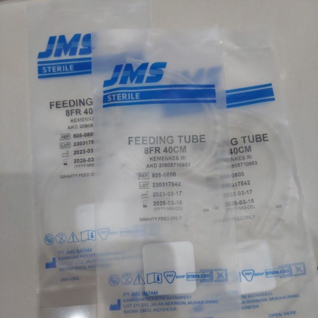 JMS Feeding tube 8FR 120cm