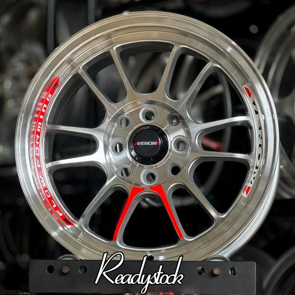 velg venom flow forming ring 15 lebar 7 et 38 velg racing r15 avanza Xenia velg mobil ring 15 velg S